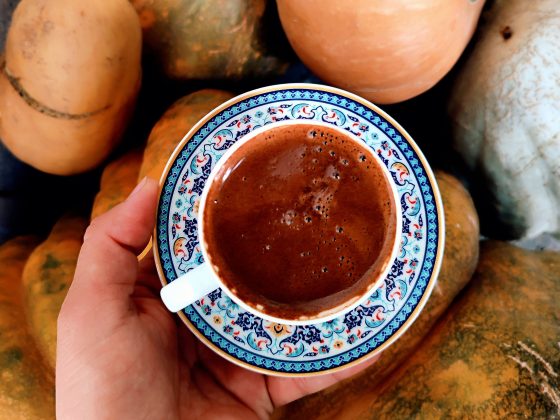 Pumpkin spice latte recipe to help boot your immune-system.