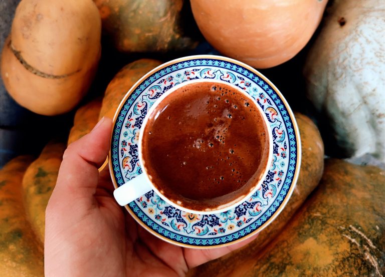 Pumpkin spice latte recipe to help boot your immune-system.